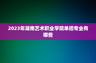 2023年湖南藝術(shù)職業(yè)學(xué)院?jiǎn)握袑I(yè)解析 聚焦數(shù)字廣告制作